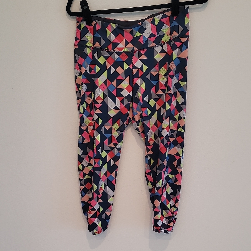 Colorful Geometric Leggings and Tank Top
